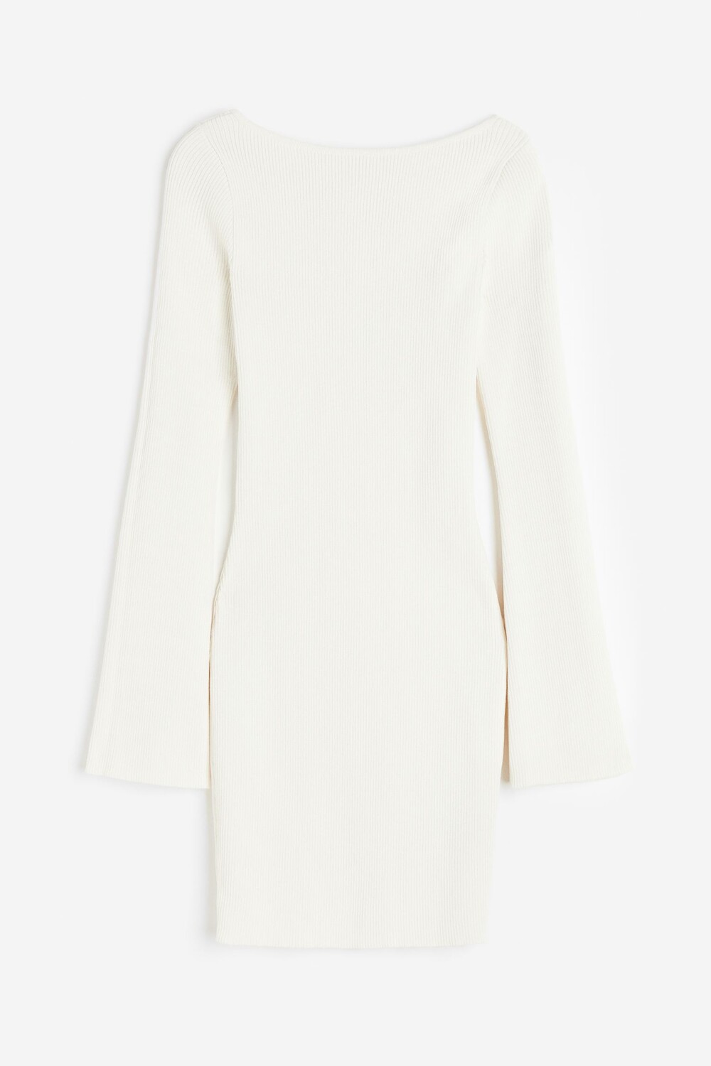 

Платье H&M Rib-knit Bodycon, кремовый