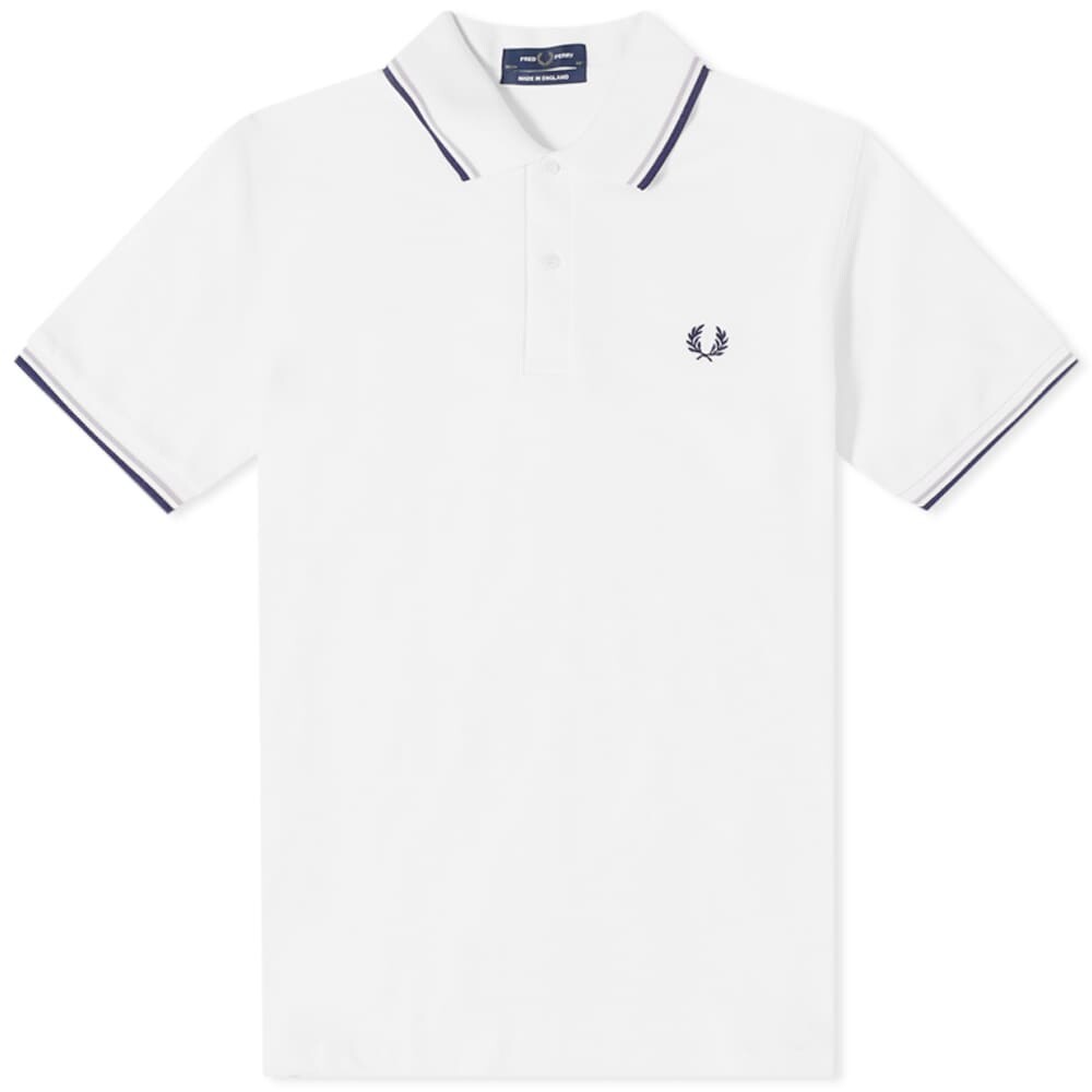 

красный - Поло Perry с двумя окантовками Fred Perry Authentic