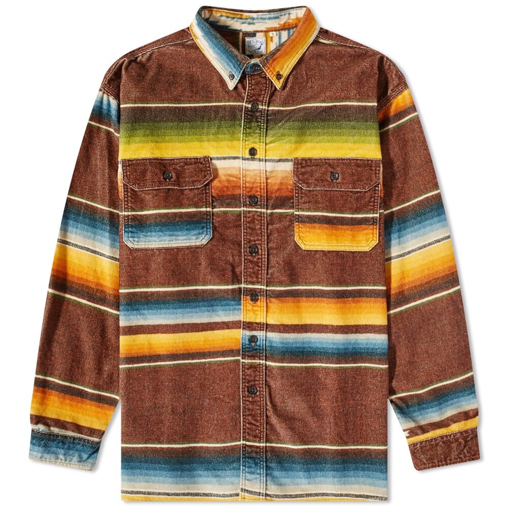 

Рубашка Orslow Loose Fit Mexican Rag Print Shirt