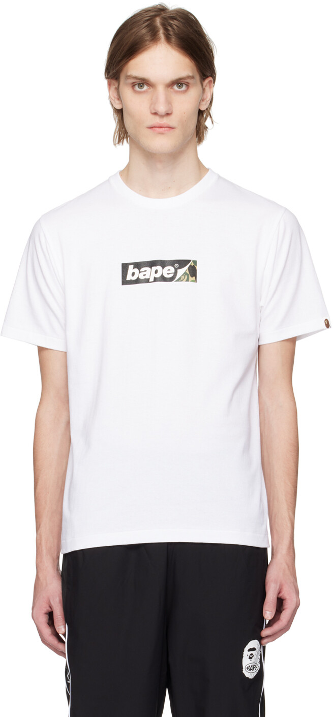 

Белая футболка с архивным рисунком #6 BAPE, Белый