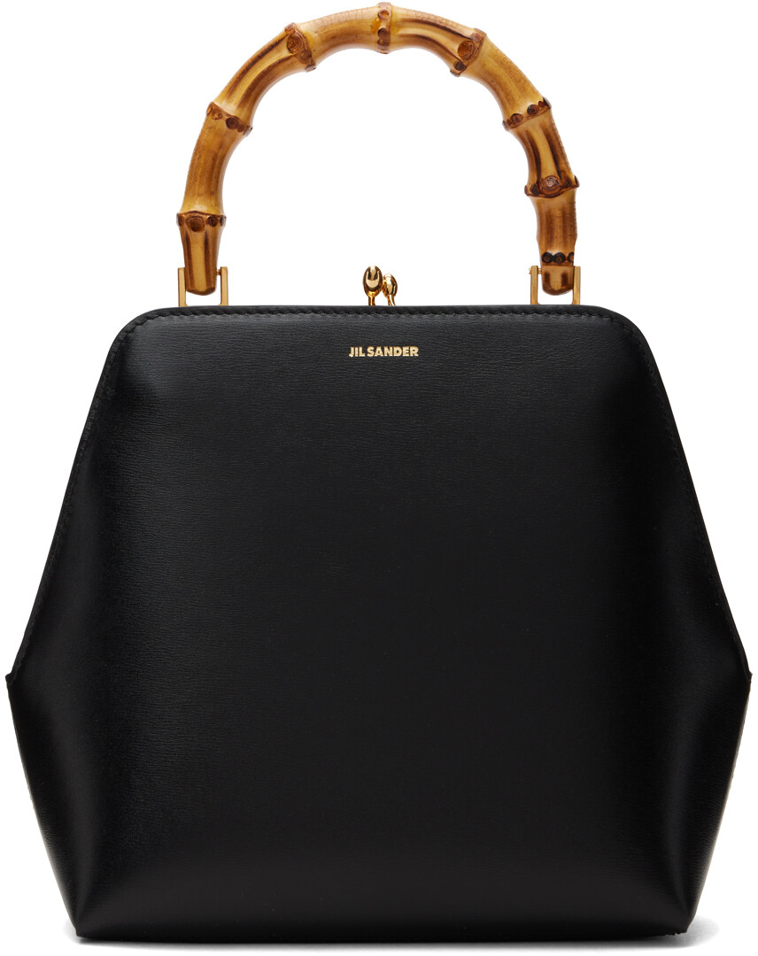 

Черная маленькая сумка Годжи Jil Sander