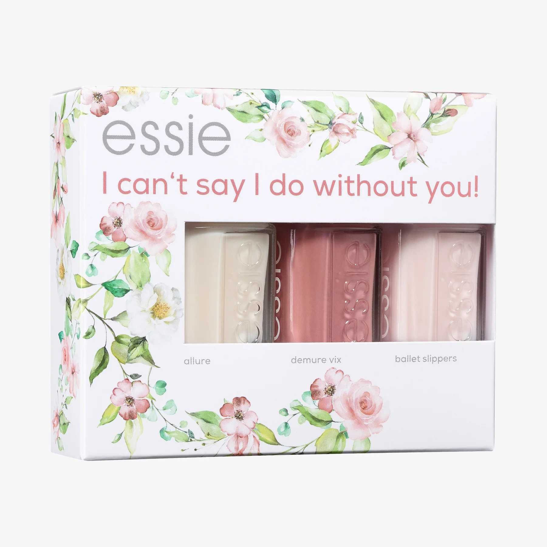 Набор лаков для ногтей Essie I Can't Say I Do Without You, 3 предмета