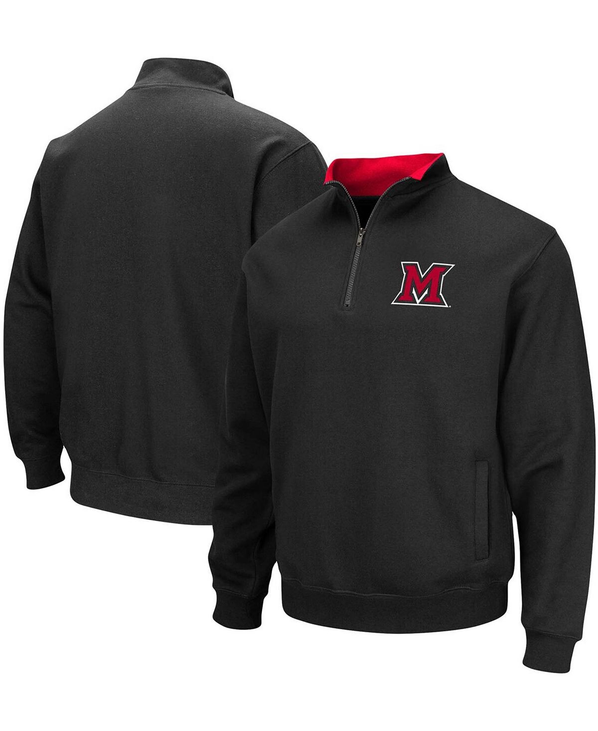 

Мужская черная куртка miami university redhawks tortugas logo с молнией на четверть Colosseum, черный