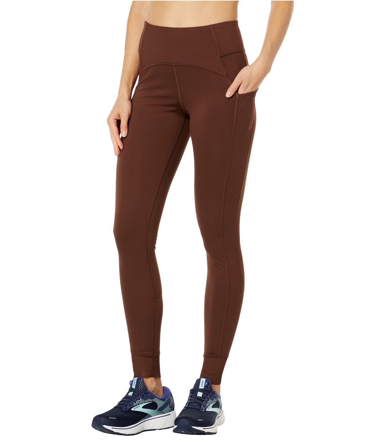 

Брюки Brooks, Momentum Thermal Tights, Коричневый