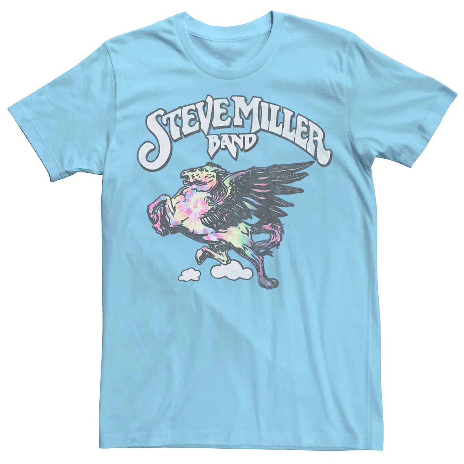 Мужская футболка с логотипом Steve Miller Tie Dye Pegasus Licensed Character