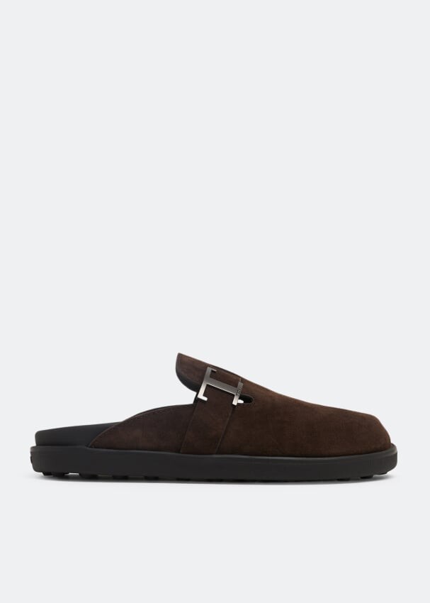 

Слиперы TOD'S T Timeless slippers, коричневый