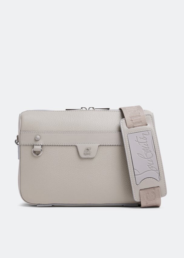 

Сумка CHRISTIAN LOUBOUTIN Ruisbuddy messenger bag, серый