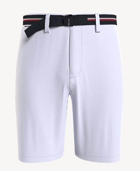 

Шорты с поясом Tommy Hilfiger Belted Twill Club, белый