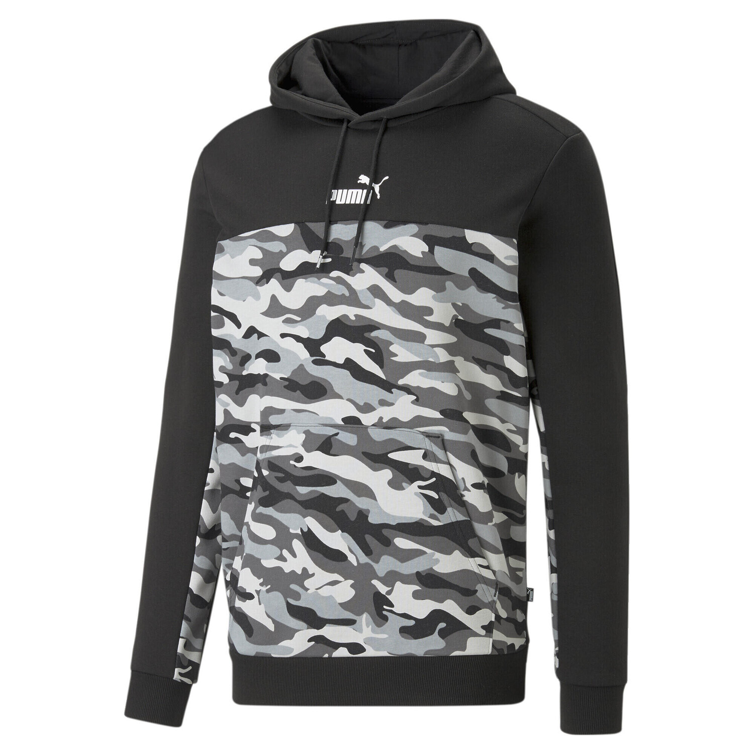 

Мужская толстовка с капюшоном Essentials Block Camo PUMA, черный