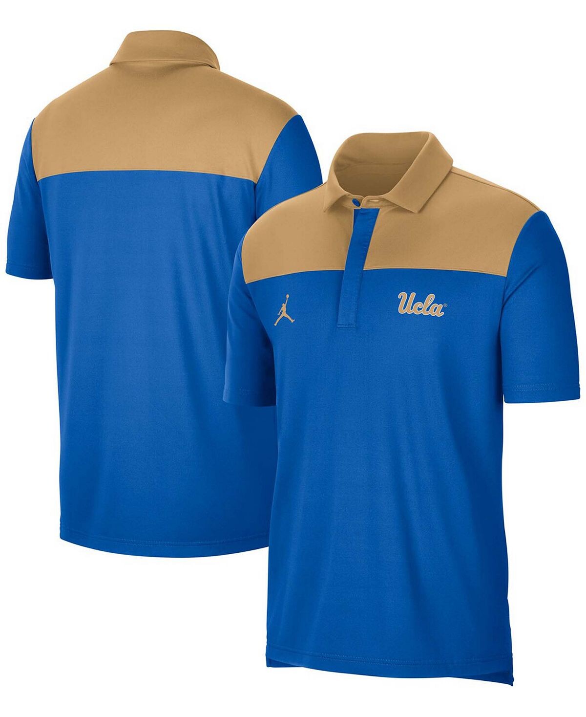 

Мужская синяя рубашка поло ucla bruins Jordan, синий