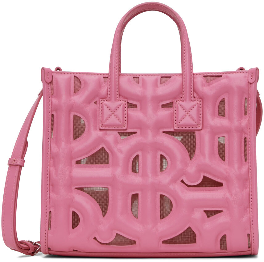 

Розовая объемная сумка Mini Freya Burberry