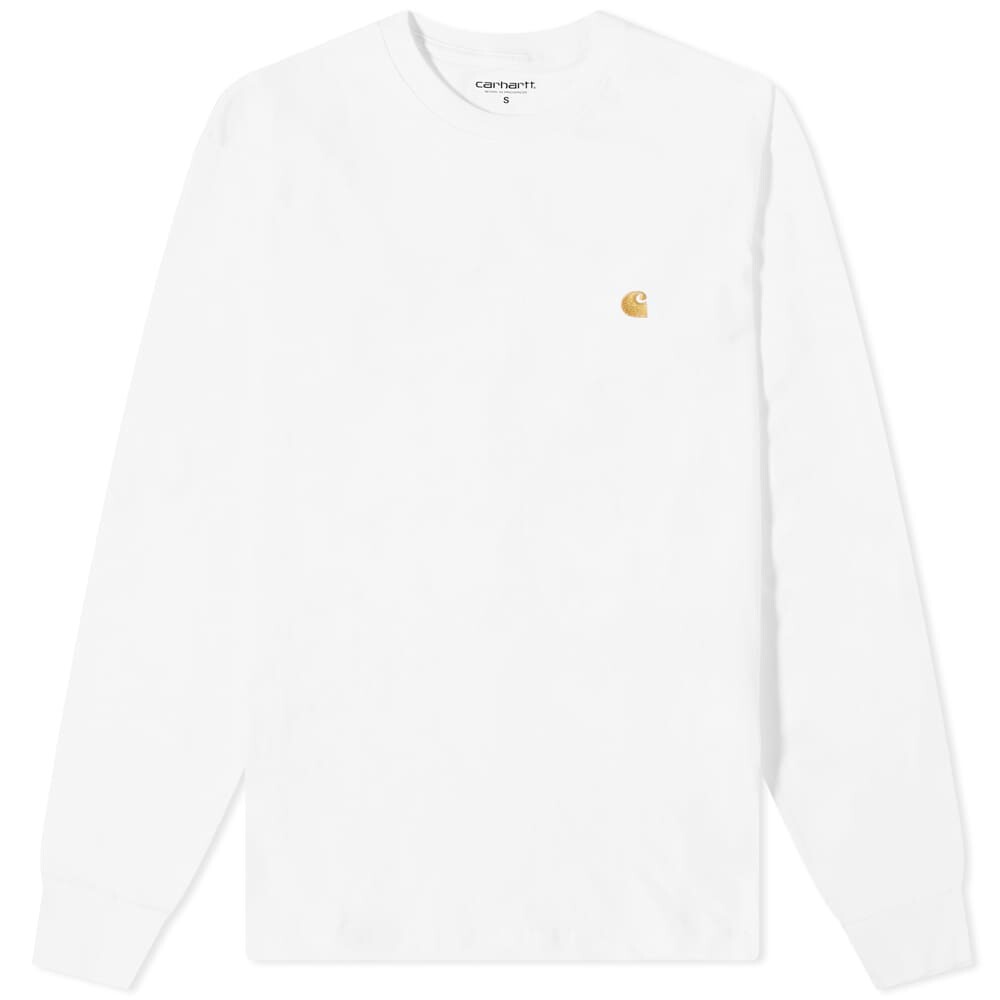 

Футболка Carhartt WIP Long Sleeve Chase Tee, Белый
