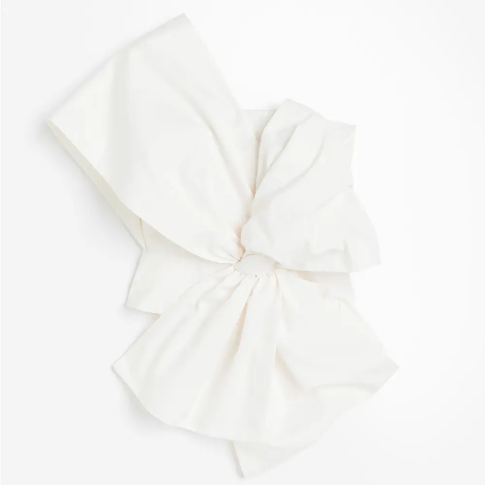 

Топ H&M Bow-front, белый