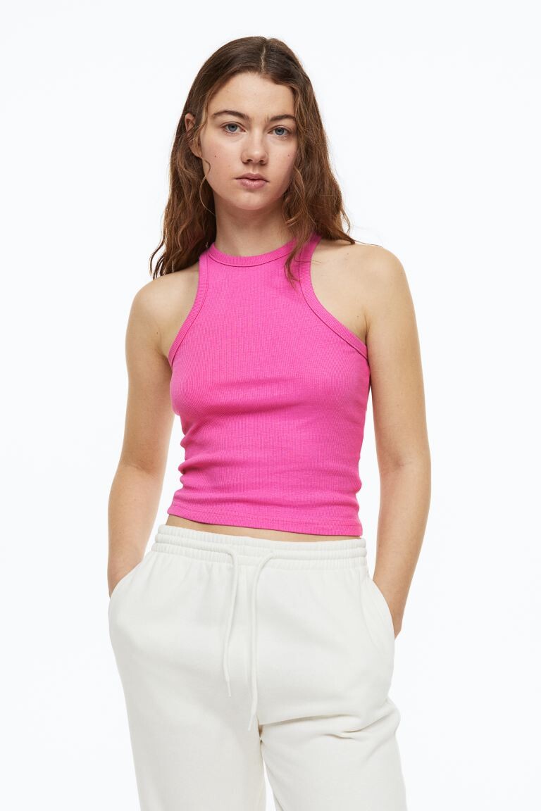 

Короткая футболка H&M, вишня