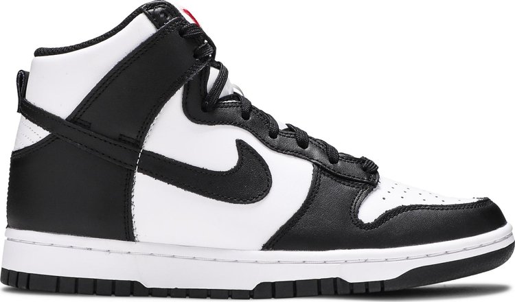 Кроссовки Nike Wmns Dunk High, черный, белый (Размер 35 RU) цена и фото