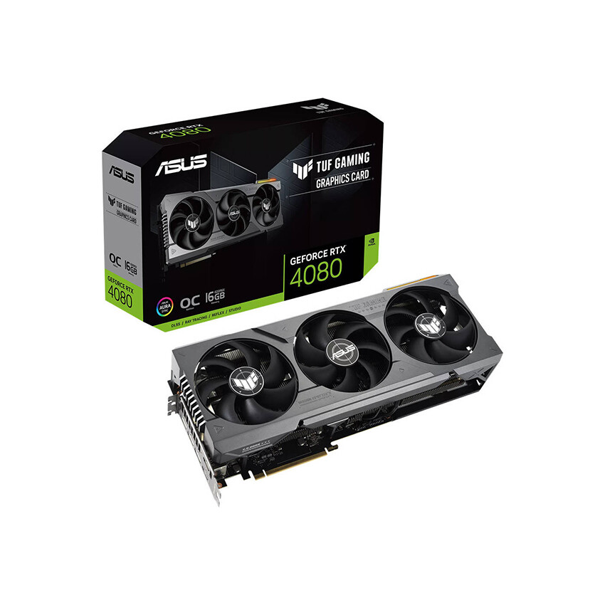 

Видеокарта ASUS TUF Gaming GeForce RTX 4080 OC Edition, 16 ГБ