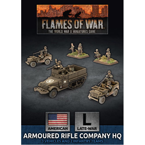 Фигурки Flames Of War: Armored Rifle Company Hq (Plastic)