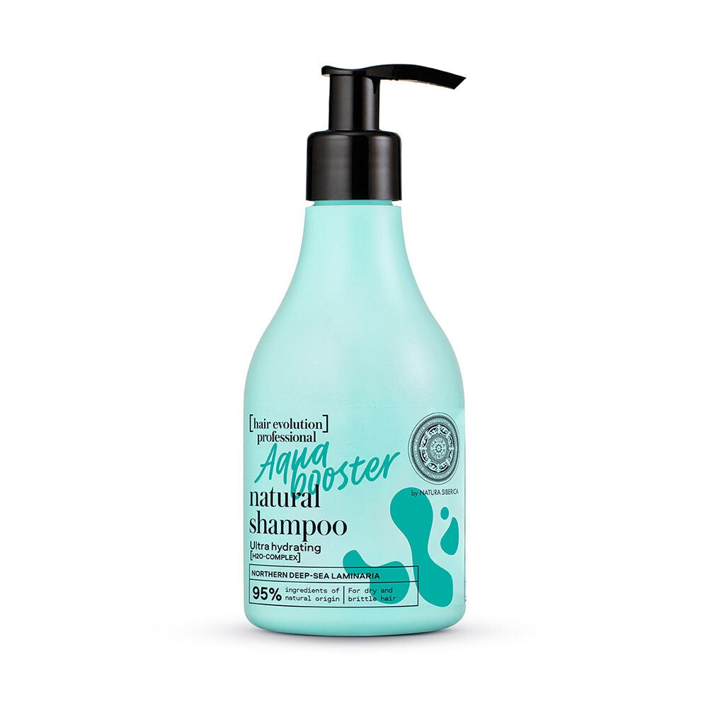 

Natura Siberica Hair Evolution Aqua Booster Natural Shampoo натуральный шампунь для сухих и ломких волос 245мл