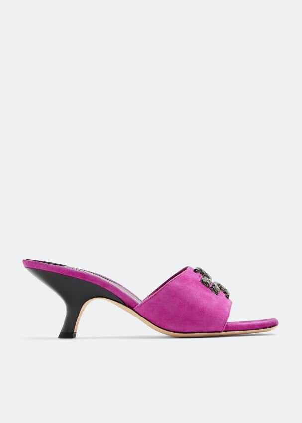

Сандалии TORY BURCH Eleanor Pave mule sandals, розовый