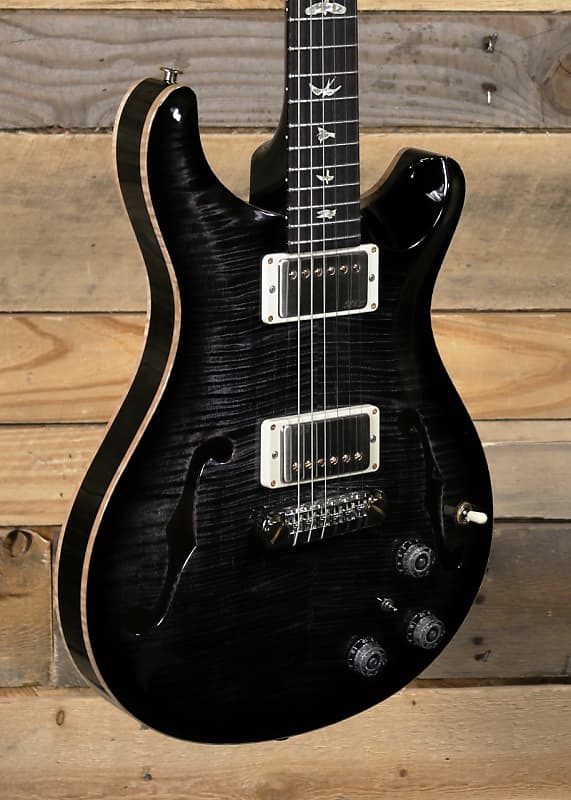 PRS 10 Top & Back Hollowbody II Piezo Electric Guitar Purple Mist с футляром цена и фото