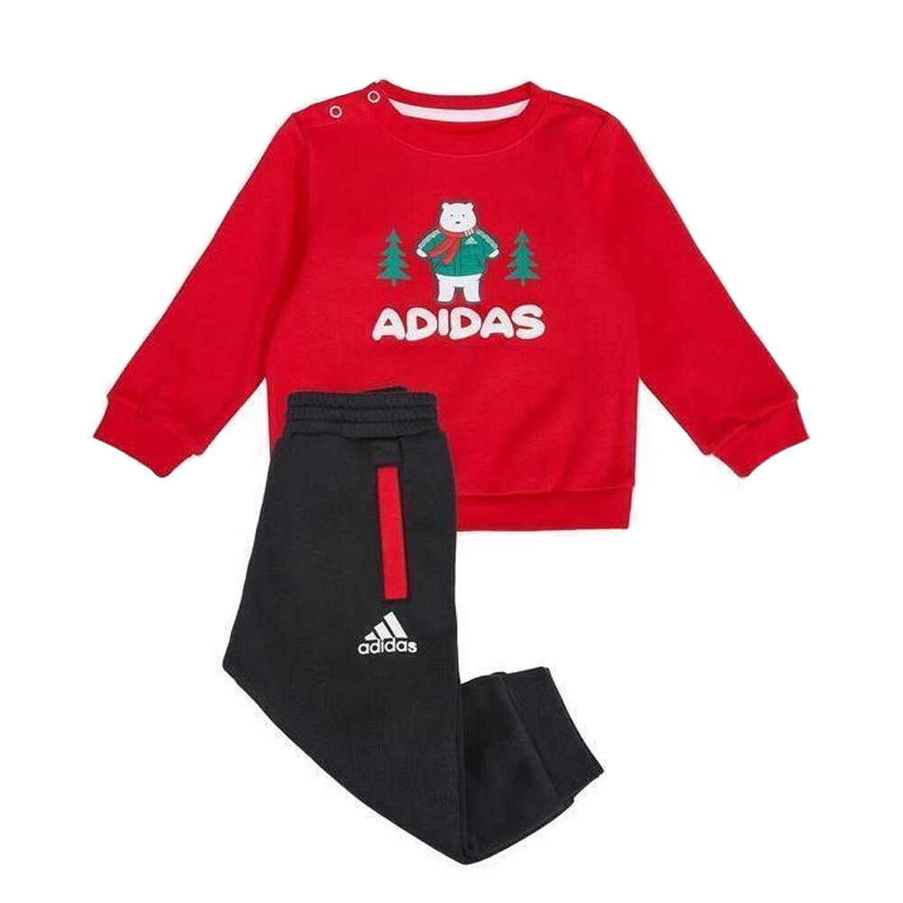 

Спортивный костюм Adidas Kids In F Gfx Fl, красный/черный