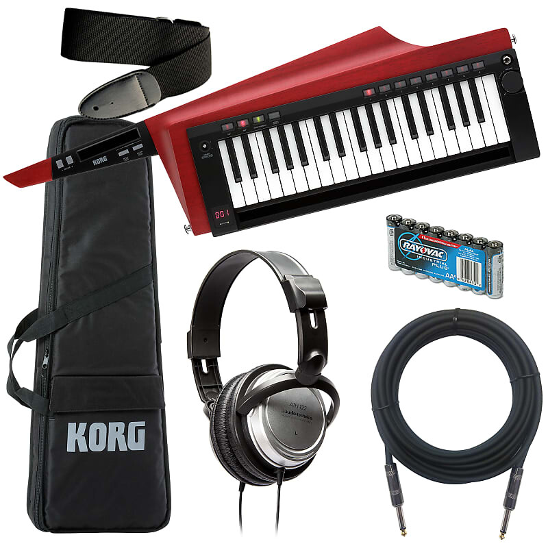 

Korg RK-100S 2 Keytar - Translucent Red - Bonus Pak