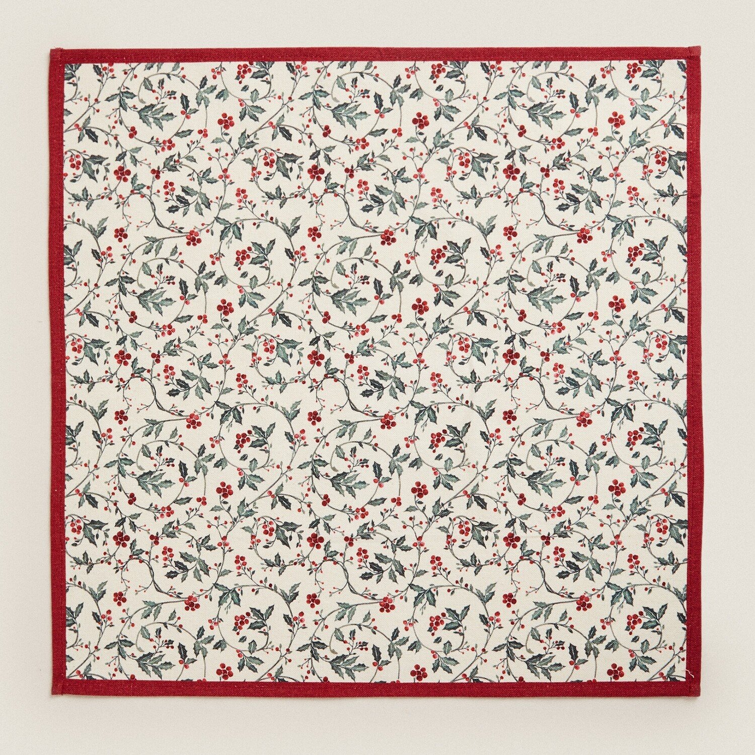 

Набор салфеток Zara Home Of Cotton Christmas Vine, 45 x 45 см, 2 предмета, кремовый/мультиколор