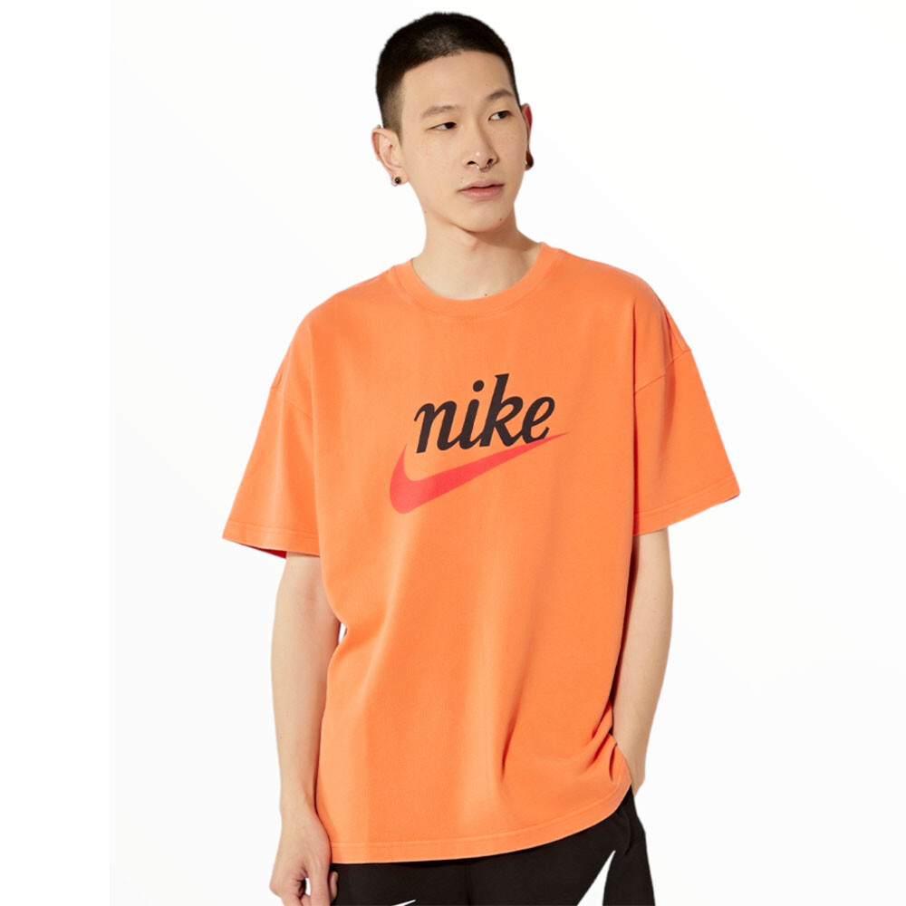 

Футболка Nike Sportswear Wash Galactic Jade, оранжевый