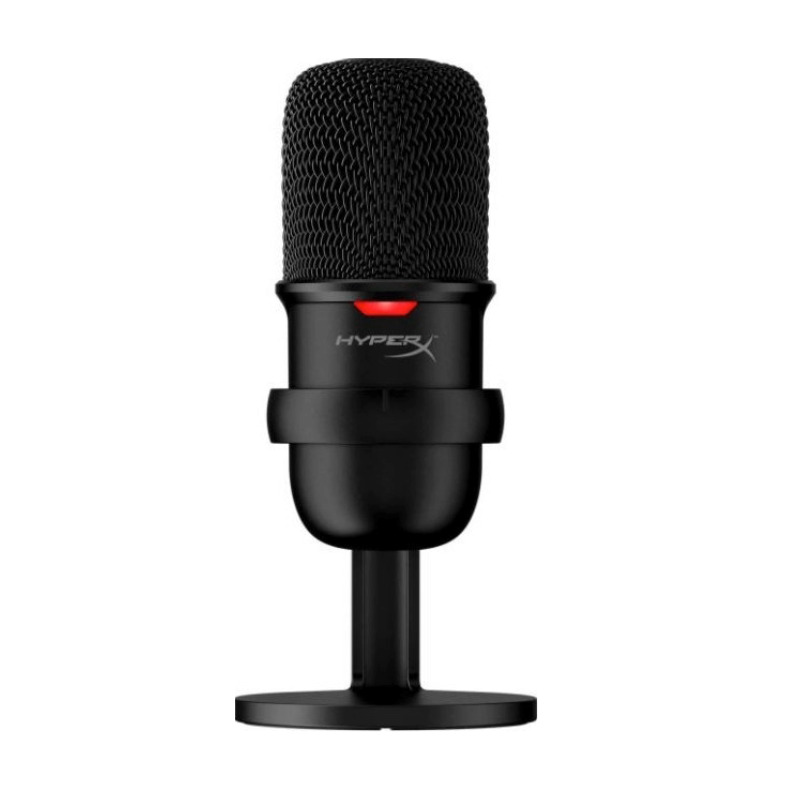 Микрофон HYPERX SoloCast, черный HMIS1X-XX-BK/G микрофон hyperx quadcast черный 4p5p6aa