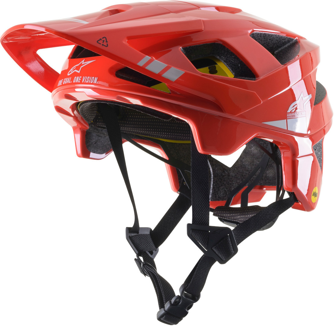 Велосипедный шлем Alpinestars Vector Tech A2, оранжевый/черный