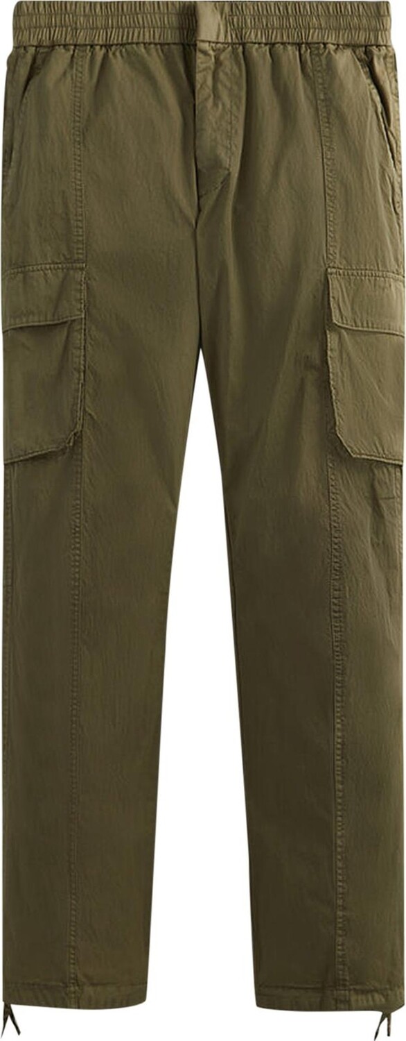 

Брюки Kith Washed Cotton Bristol Cargo Pant 'Flagstaff', зеленый