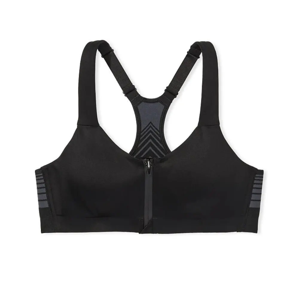 

Спортивный бюстгальтер Victorias Secret Knockout Front-Close Sports, черный