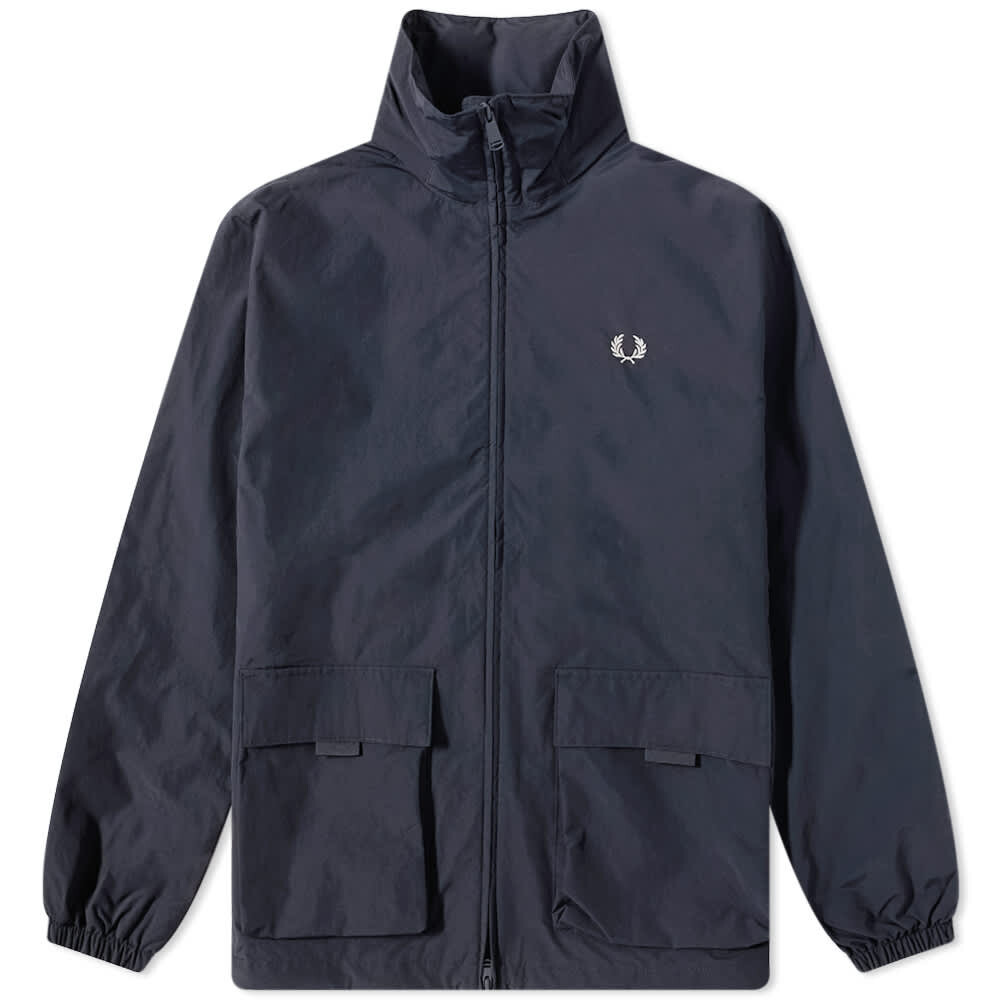 

Куртка на молнии с накладными карманами Fred Perry, Серый