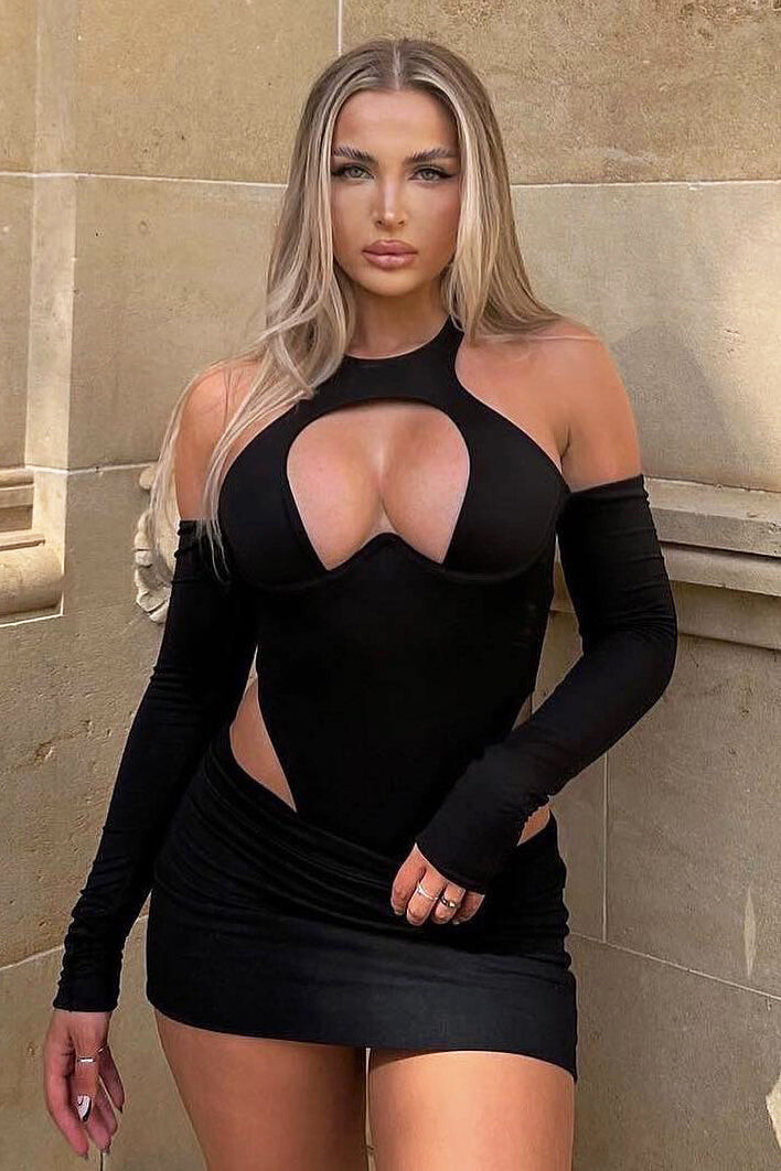 

Боди Fashion Nova JC28012, черный