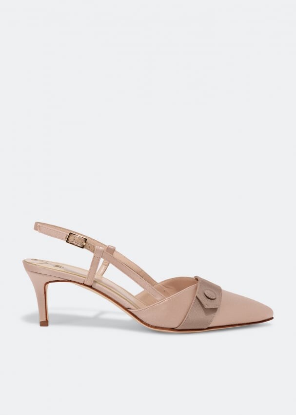 

Туфли PRIVATE COLLECTION Button detail pumps, нейтральный