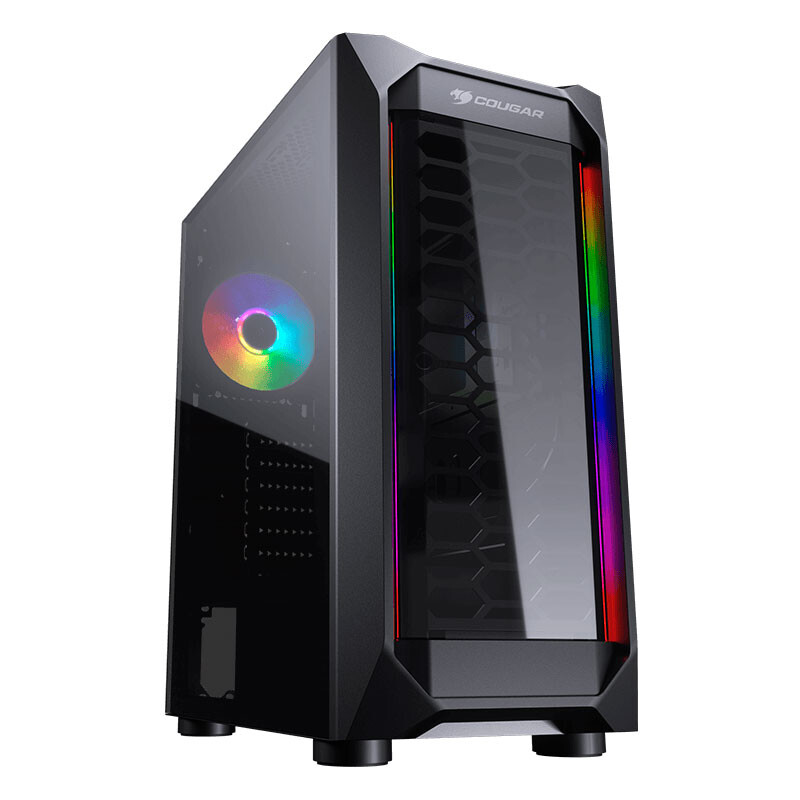 

Корпус Cougar MX410-T RGB, Mid-Tower, черный