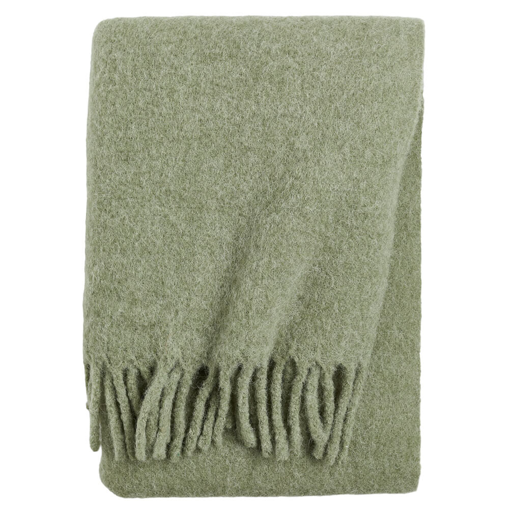 

Плед H&M Home Wool-blend, зеленый