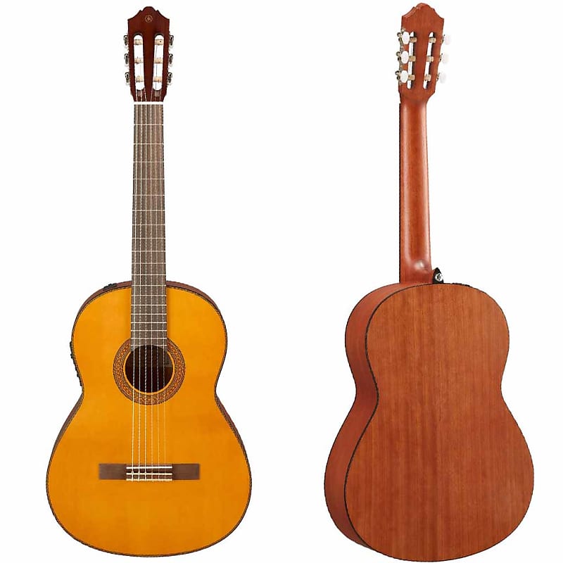 цена Yamaha CGX122MS Акустическая электрическая классическая гитара Yamaha CGX122MS Electric Classical Guitar