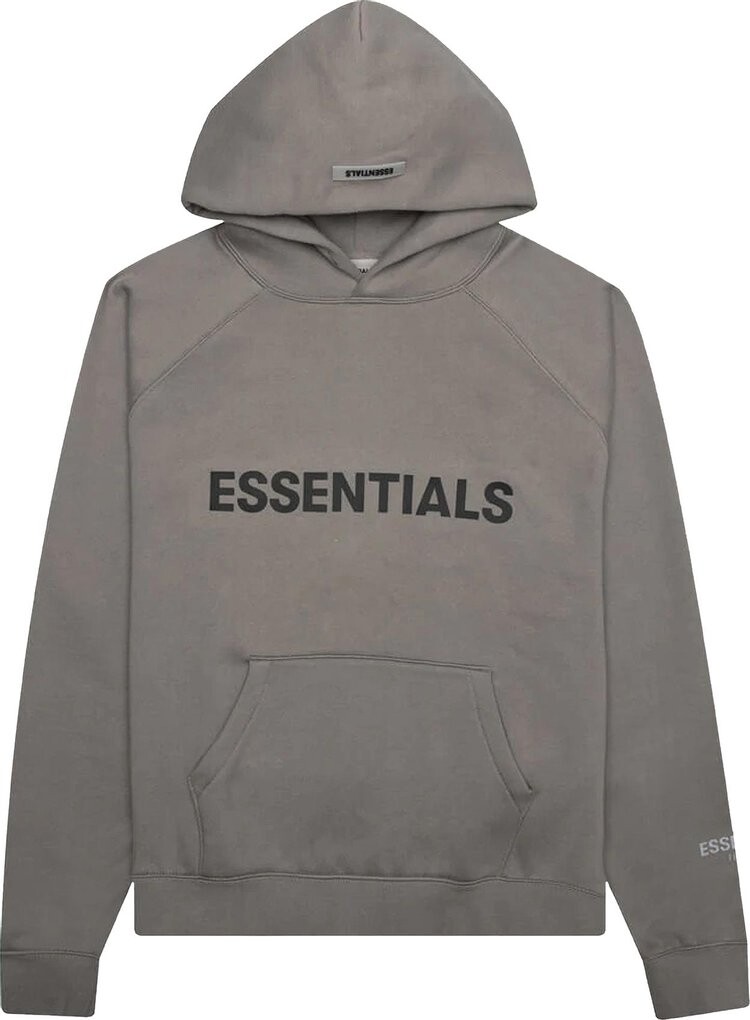 

Худи Fear of God Essentials Pullover Hoodie 'Stone', серый