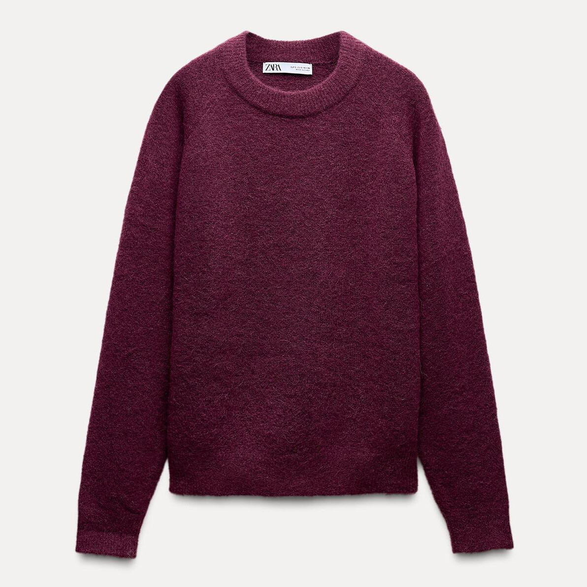 

Джемпер Zara by Carlyne Cerf Plain Wool And Alpaca, пурпурно-розовый
