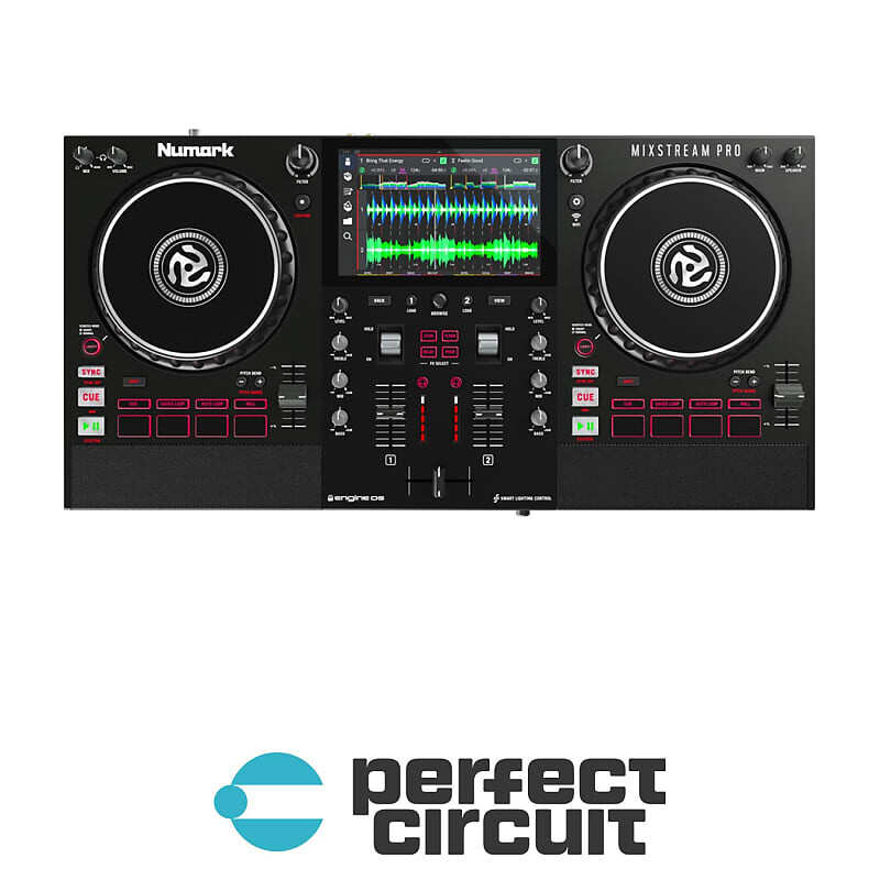 

Numark Mixstream Pro Автономный потоковый DJ-контроллер Mixstream Pro Standalone Streaming DJ Controller