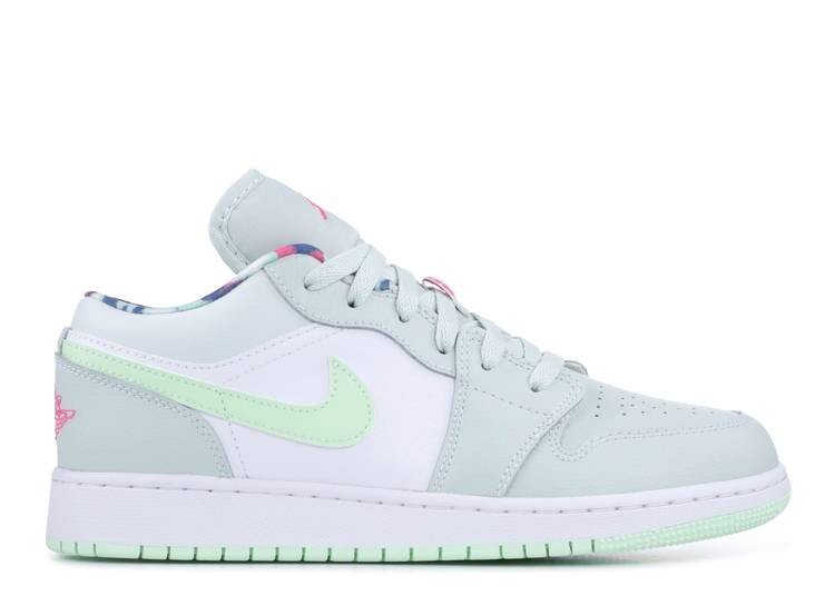 

Кроссовки AIR JORDAN 1 LOW GS 'BARELY GREY SPRUCE', серый