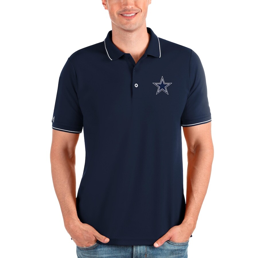 

Поло с коротким рукавом Antigua Dallas Cowboys, нави