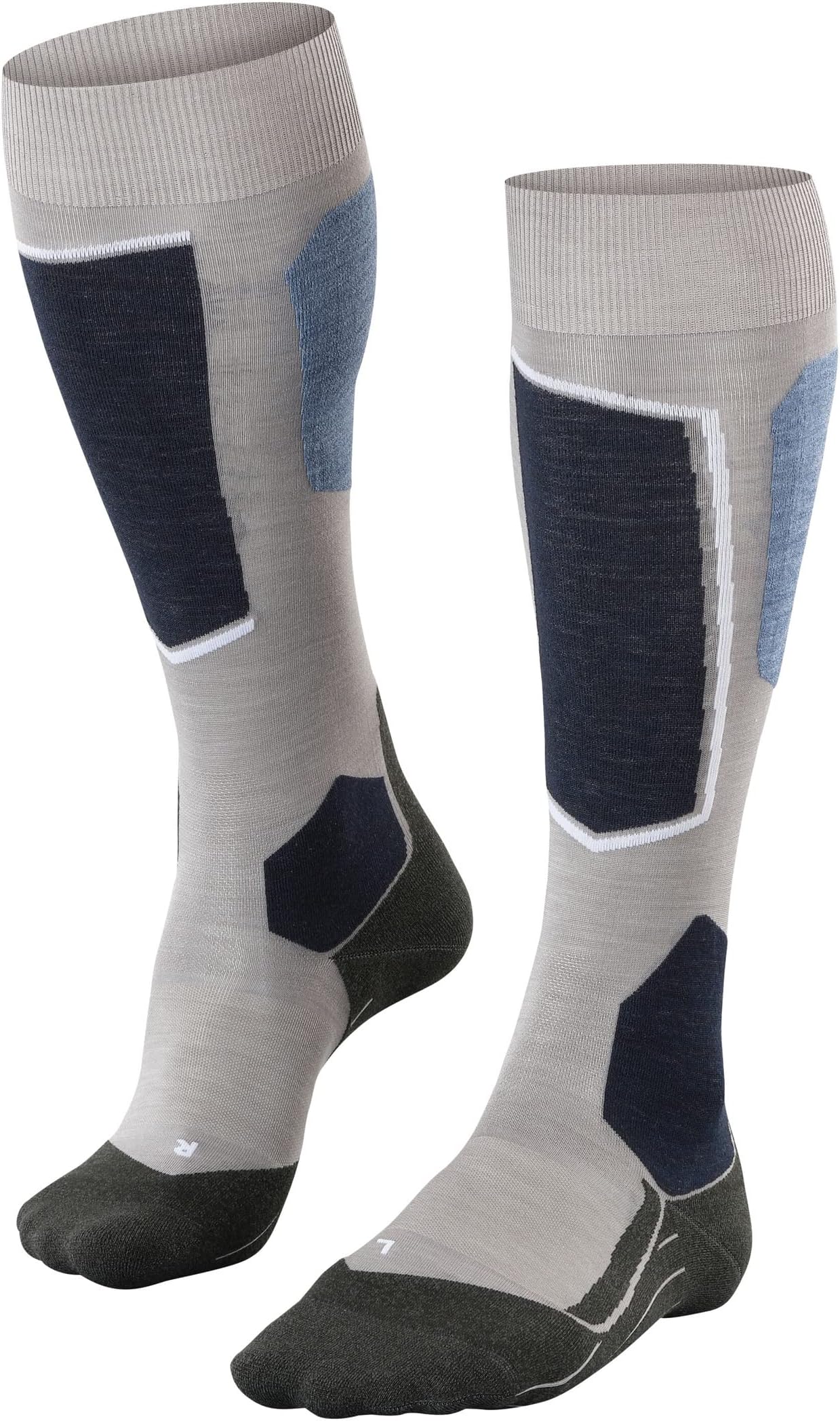 Лыжные носки до колена SK6 Pro, 1 пара Falke, цвет Mid Grey Melange
