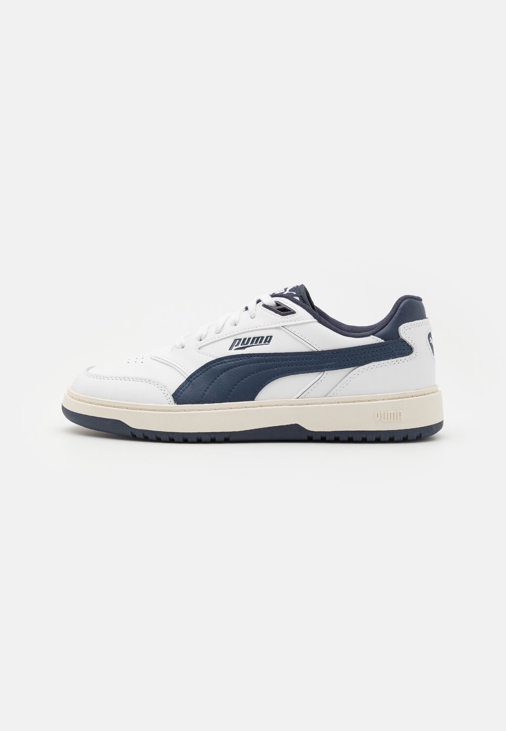 Кроссовки низкие DOUBLECOURT UNISEX Puma, цвет white/club navy/warm white низкие кроссовки smash 3 0 unisex puma цвет white club red club navy