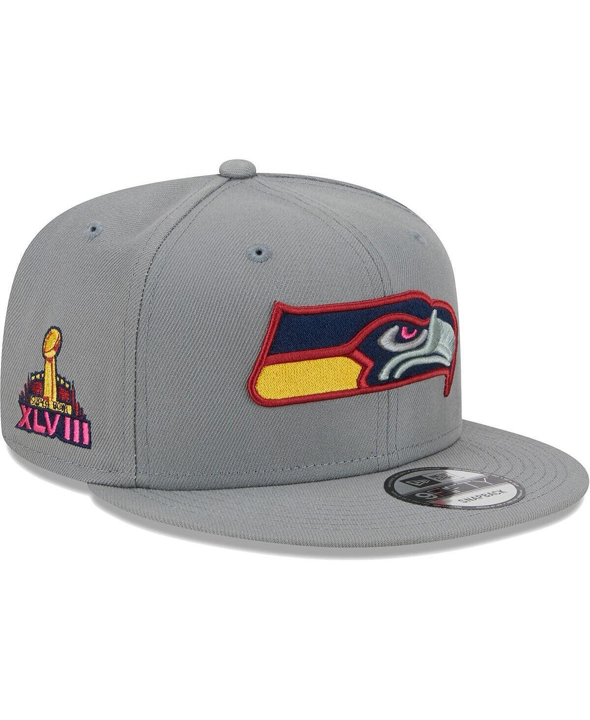 

Мужская серая бейсболка Seattle Seahawks Color Pack Multi 9FIFTY Snapback New Era