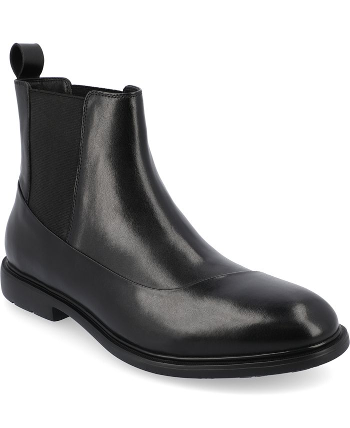Мужские ботинки челси из пеноматериала Hanford Tru Comfort с простым носком Thomas & Vine, черный