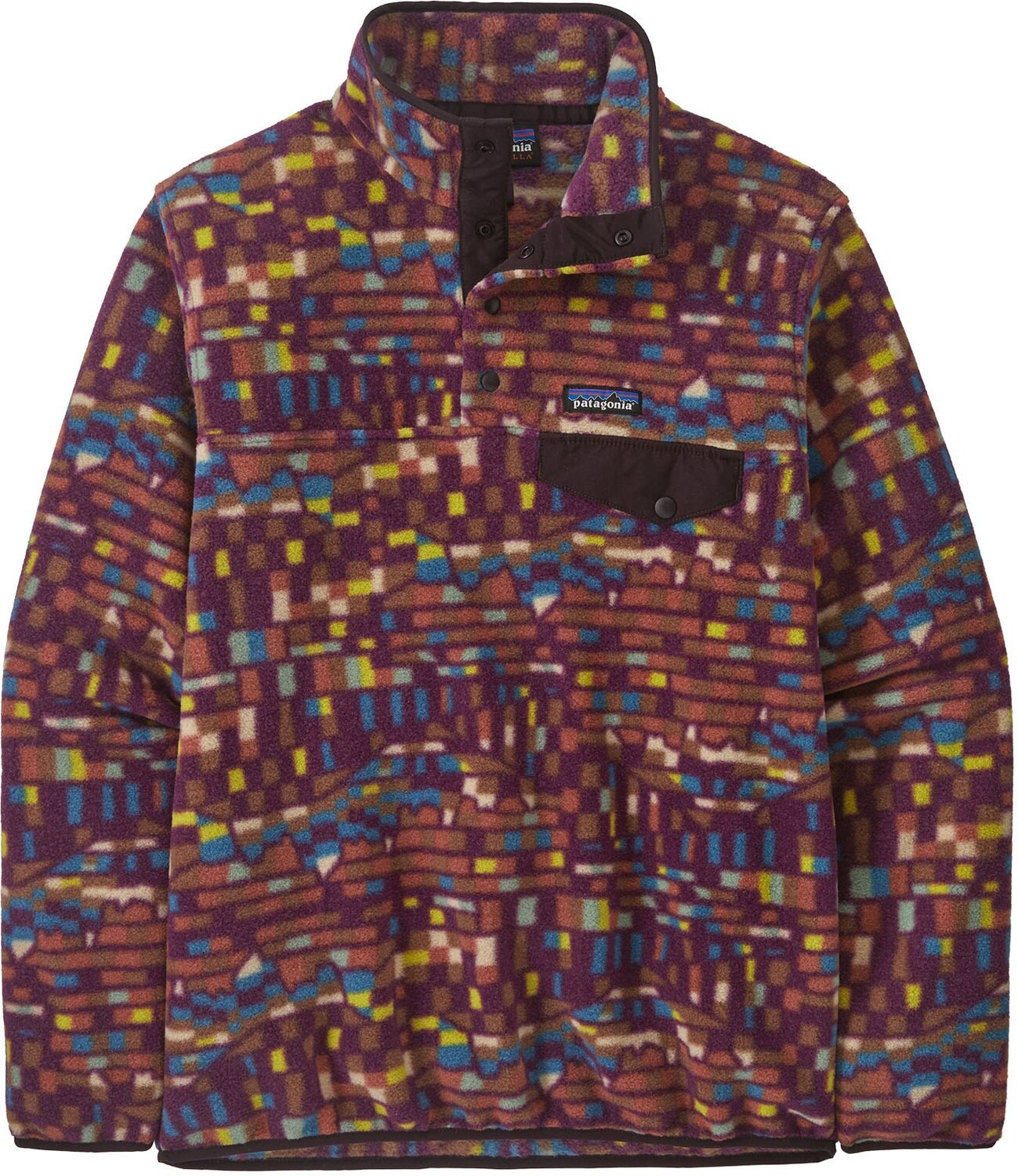 

Легкий флисовый пуловер Synchilla Snap-T — женский Patagonia, фиолетовый