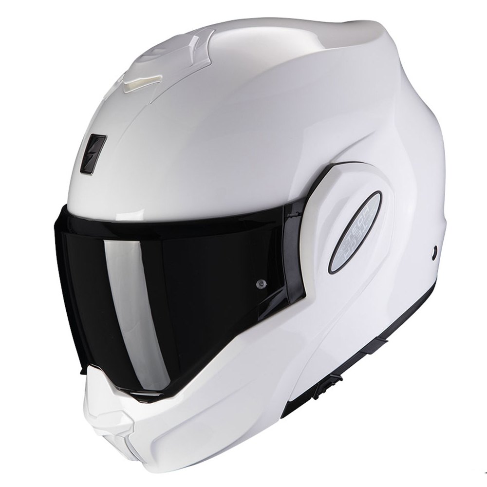 Модульный шлем Scorpion EXO-Tech Evo Solid, белый тачскрин сенсор для fly iq454 evo tech 1 белый