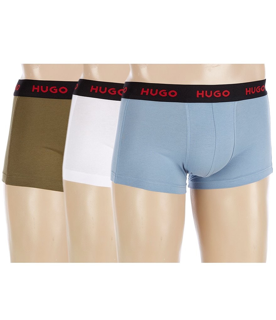 Набор из 3 трусов-боксеров Hugo Boss, мультиколор кроссовки hugo мультиколор